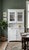 A charming restored vintage Hungarian buffet and hutch, newly painted in a crisp clean white while preserving its...