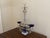 French Provincial Early 20th Century Gustavian Crystal Girandole With Cobalt Glass and Marble For Sale - Image 3 of 13
