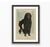 Atelier Aria Lumae Arts and Crafts Style Black Standard Poodle Dog Silhouette Geometric Lithograph Fine Art Gallery Board Print 18 X 24 For Sale - Image 10 of 15