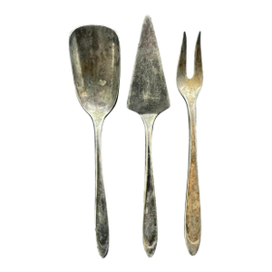 Vintage Meriden Silver Plate Serving Set – First Lady Pattern Utensils