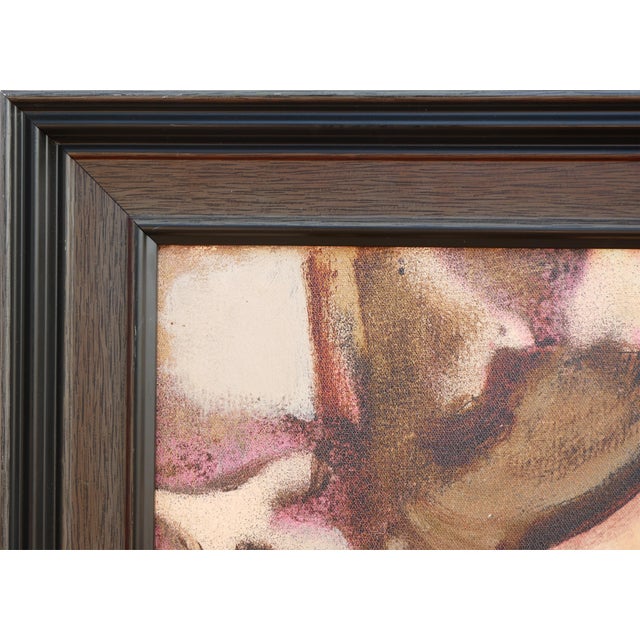 David Adickes "Cubist Head with Leaves" Modern Abstract Brown Toned Figurative Portrait Print, 2006 For Sale In Houston - Image 6 of 8