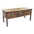 Antique French Three Drawer Planked-Top Server Console Table For Sale