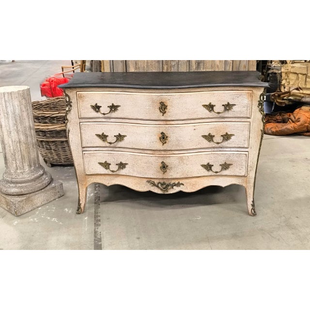 Louis XV Style Chest of Drawers, 1950s For Sale - Image 6 of 6