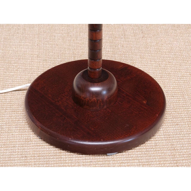 1960s Sculptural Markslöjd Floor Lamp in Beech Wood, Sweden, 1960s For Sale - Image 5 of 15