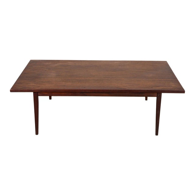 1970s 1970s Mid-Century Modern Walnut Coffee Table For Sale - Image 5 of 10