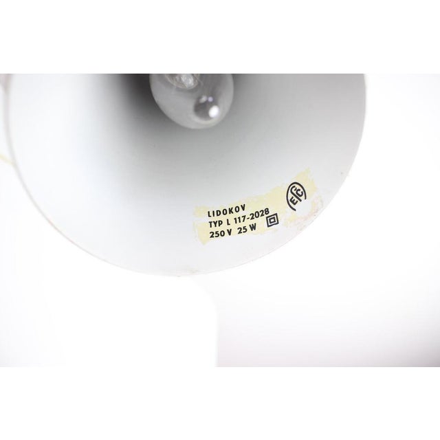 Metal Mid-Century Table Lamp attributed to Josef Hurka, 1960s For Sale - Image 7 of 14