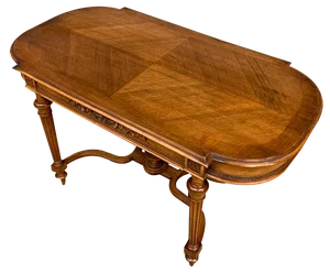 French Walnut Centre Table, 1895