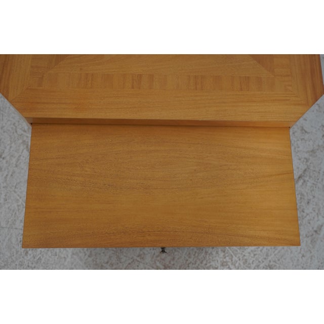 1980s Pair of Baker Charles Pfister Primavera 2 Drawer Nightstands For Sale - Image 5 of 18