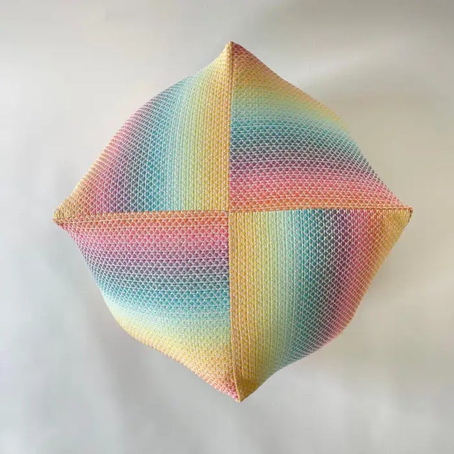 Missoni Diamante Pouf Ottoman or Footstool, Italy 2018 For Sale - Image 9 of 12