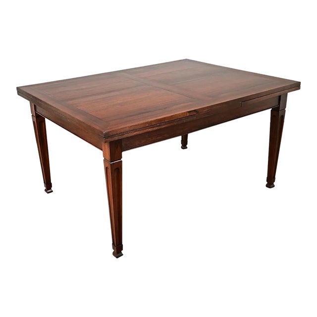 Dutch Rosewood Extending Dining Table For Sale