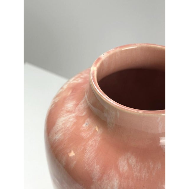 This elegant ceramic urn vase was produced in England during the 1920s by Minton Hollins as part of their celebrated Astra...