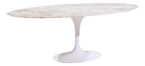 Eero Saarinen for Knoll Mid Century Tulip 84 Inch Marble Dining Table