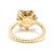 Modern David Yurman Citrine & Diamond Cable Wrap Ring, 18k Yellow Gold, Ring Size 5.5 For Sale - Image 3 of 6