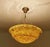 Art Deco Amber Glass Pendant Light, 1930s For Sale - Image 16 of 18