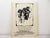 Ultra rare vintage 1971, Black Women's League Photography Competition, two-sided carboard poster flyer informational sign....