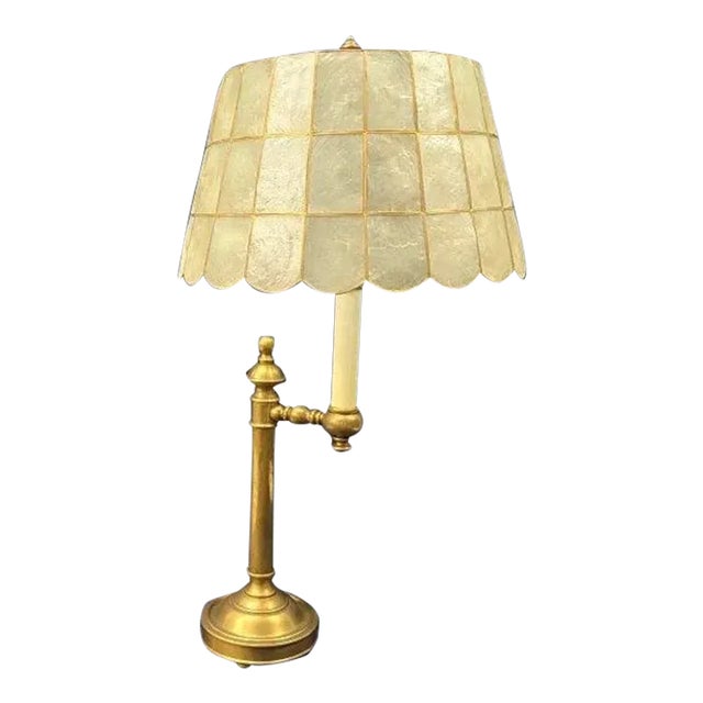 Visual Comfort and Co. Metal Table Lamp With Sturdy Shade For Sale