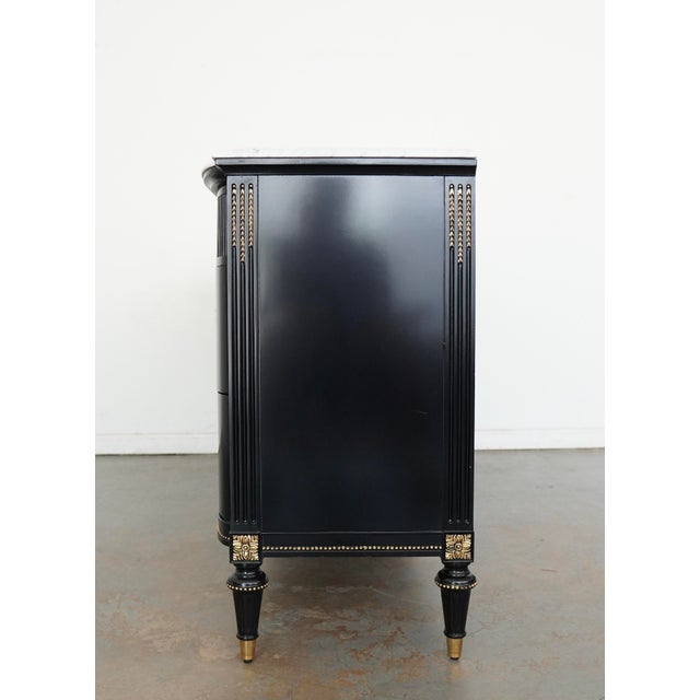 Wood Frontgate Regency Bow Front 8-Drawer Dresser, A Pair For Sale - Image 7 of 18