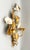 Vintage Italian Gilt Tole Floral Wall Sconces, Pair With White Trumpet Flowers – Hollywood Regency / Italian Provincial For Sale - Image 15 of 15