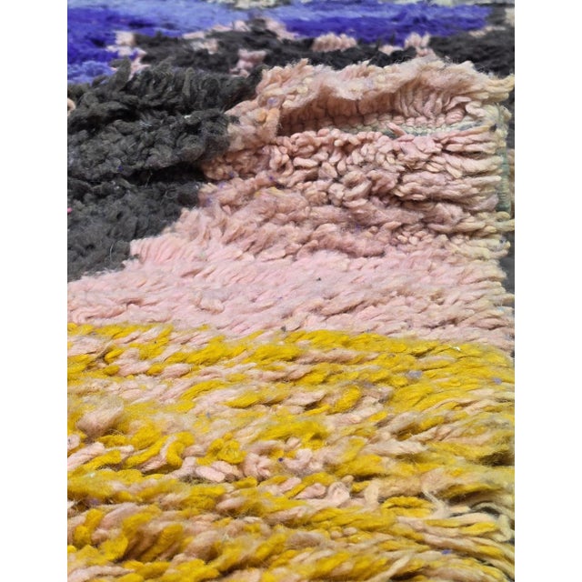 Abstract Moroccan Area Rug - 9.3 X 6.8 Ft For Sale In Cleveland - Image 6 of 6