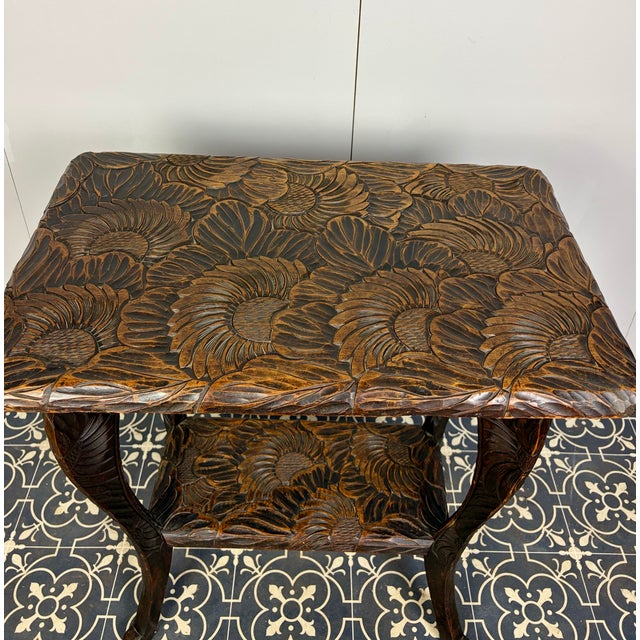 Japanese Two Tier Side Table from Liberty and Co, 1900s For Sale - Image 6 of 18