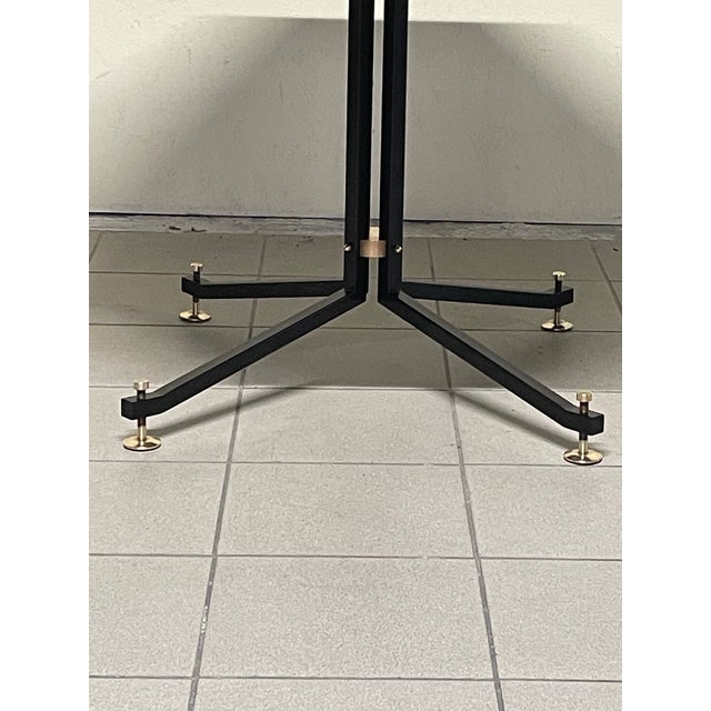 Black Vintage Table in Wood and Iron by Ico Parisi for Brugnoli Mobili Cantù, 1955 For Sale - Image 8 of 18