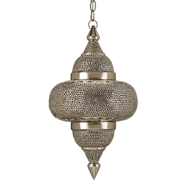 Transitional Currey & Company Tangiers Pendant For Sale - Image 3 of 3
