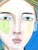 Textile Cecilia Gallerini Cubist Abstract Oil Portrait by Alexandra Swistak For Sale - Image 7 of 7