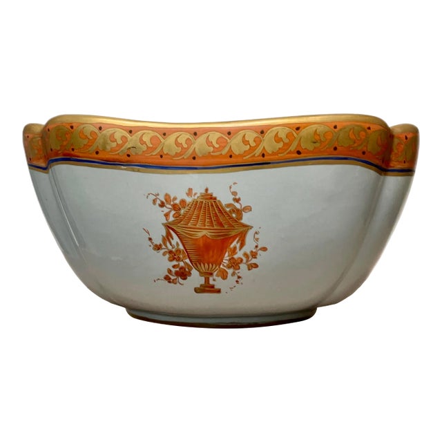 Mottahedeh "Lowestoft" Centerpiece Bowl For Sale
