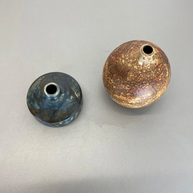 Studio Pottery Sculptural Objects from Gerhard Liebenthron, Germany, 1970s, Set of 2 For Sale - Image 14 of 17
