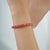 Not Yet Made - Made To Order Carat&Her Vibrant 25.7 Ct Round Scarlet Coral Tennis Bracelet in 925 Sterling Silver For Sale - Image 5 of 13