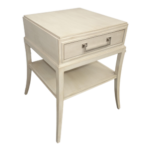 Vintage Michael Weiss Side Table W Drawer ~ End Table Nightstand