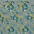 Schumacher Jennie Velvet Fabric in Peacock & Celadon For Sale