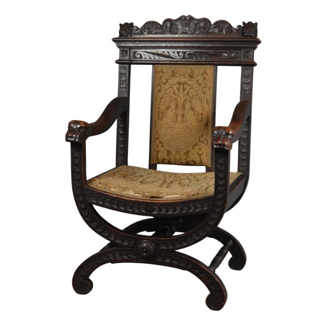 Antique Portuguese Armchair, Late 18th / Early 19th Century For Sale