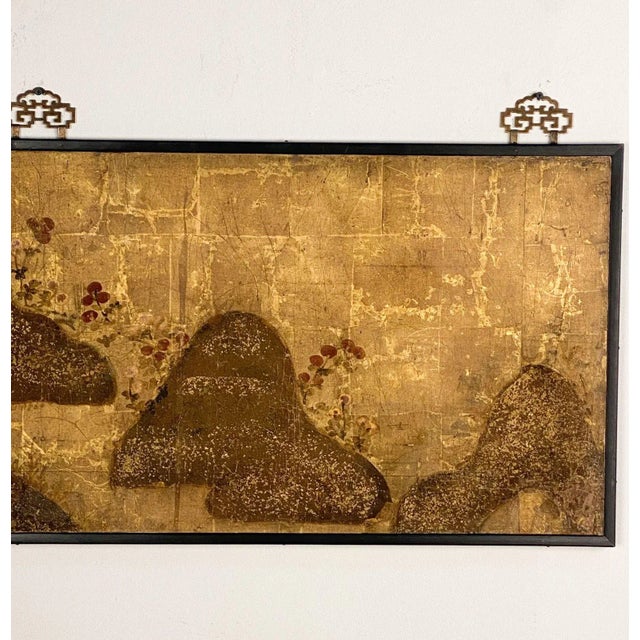 Japanese Early Edo Period Fragment of a Painting, Japan Circa 1700, Later Framing For Sale - Image 3 of 5