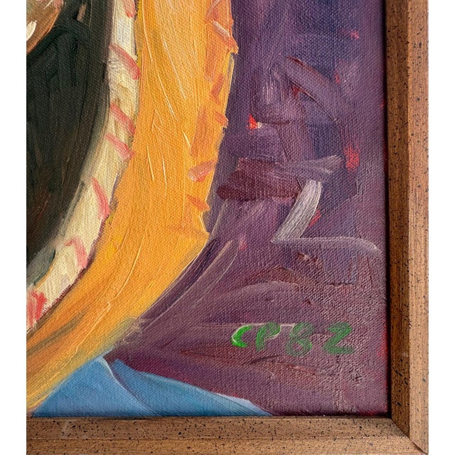 1980s Charles Parness Group of Four Abstract Self-Portraits For Sale - Image 9 of 11