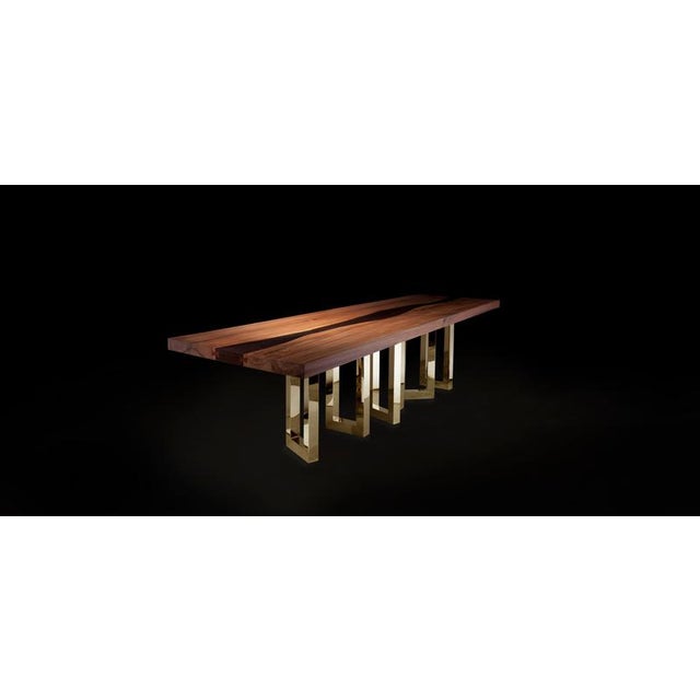 Medium 6 Nickel Table by Il Pezzo Mancante For Sale - Image 4 of 10