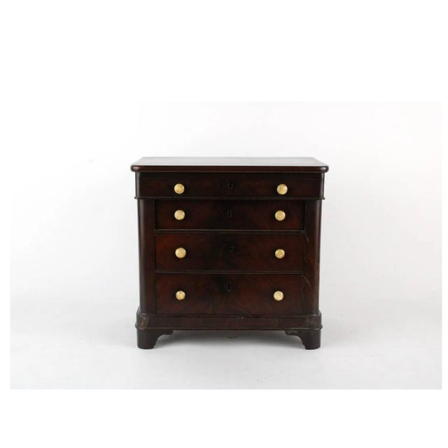 Traditional Antique Salesman Sample Empire Mahogany Chest of Drawers For Sale - Image 3 of 11