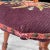 Antique Farmhouse Country Floral Needlepoint Maple Milking Footstool For Sale - Image 6 of 11