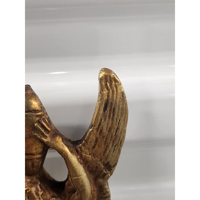 Antique Late 19th Century Empire Style Gilded Mirror From Waldorf Astoria Nyc For Sale - Image 16 of 18