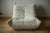 1980s White Bouclette Togo Lounge Chair, Corner Chair and 2-Seat Sofa by Michel Ducaroy for Ligne Roset, Set of 3 For Sale - Image 5 of 5
