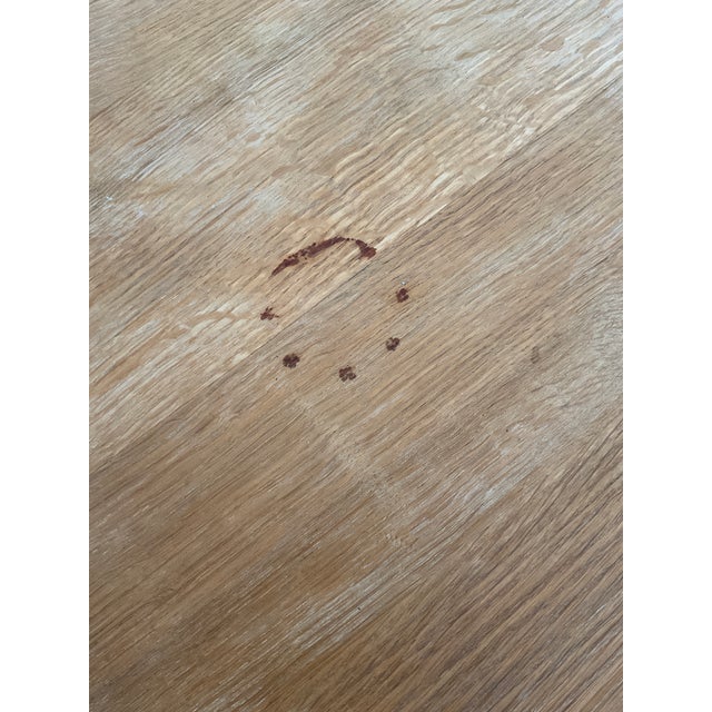 1970s Oak Trestle-Dining Table, Manner of Henning Kjaernulf For Sale - Image 17 of 17