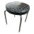 Mid 20th Century Pearl Wick Vinyl Stool With Chrome Legs For Sale
