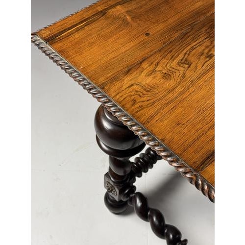 Wood Antique Portuguese Console Table, 1700s For Sale - Image 7 of 18