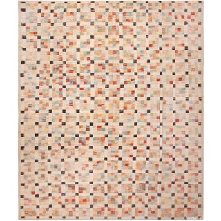 Large Colorful Geometric Tile Design Modern Area Rug For Sale