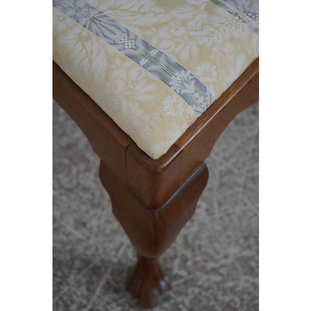 Set of 6 Bench Made Walnut Chippendale Dining Chairs For Sale - Image 9 of 18