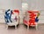 A striking one-of-a-kind pair of bespoke armchairs commissioned directly from London design studio Jimmie Martin. The...