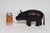 Petite Vintage Hand-Dyed Leather Pig After Dmitiri Omersa For Sale - Image 10 of 18