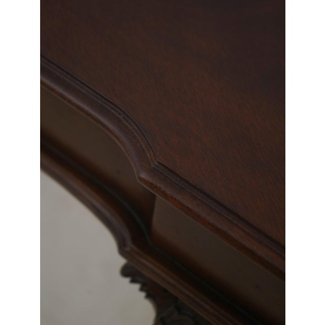Ethan Allen Georgian Style Mahogany Occasional Lamp Table For Sale - Image 9 of 14