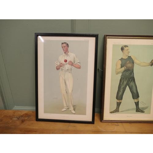 Vanity Fair Sport Themed Spy Illustrations, 1890s-1900s, Prints, Set of 3 For Sale - Image 3 of 8