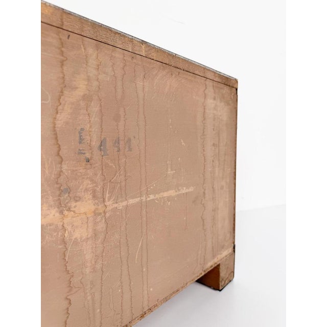 Mid-Century Burl Wood, Chrome and Acrylic Glass Nightstands, 1970s, Set of 2 For Sale - Image 13 of 18